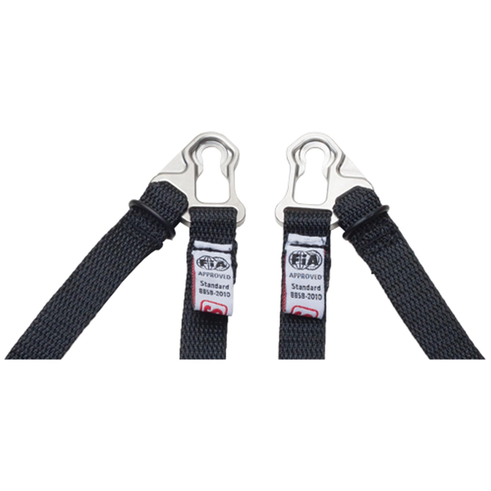 Simpson Racing Head and Neck Restraint Parts & Accessories HYPA Hybrid Post Clip Tether Set- Pair