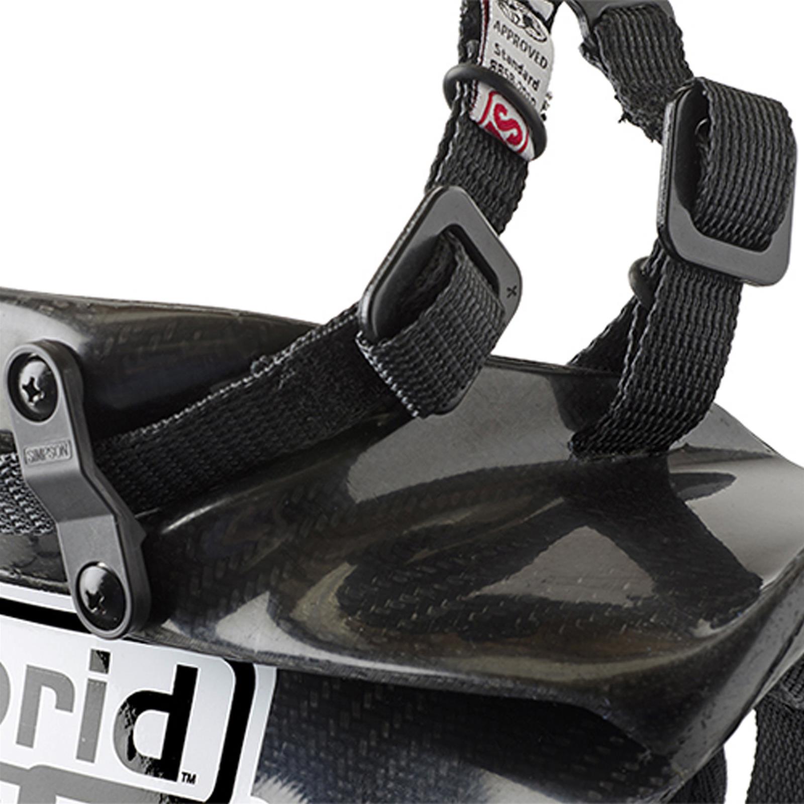 Simpson Hybrid Pro Lite Restraints HYPLMED11PAFIA Head and Neck Restraint System, Lite, Sliding Tether and Post Clip Tether, Post Anchor, FIA 8858-10, Medium, Each