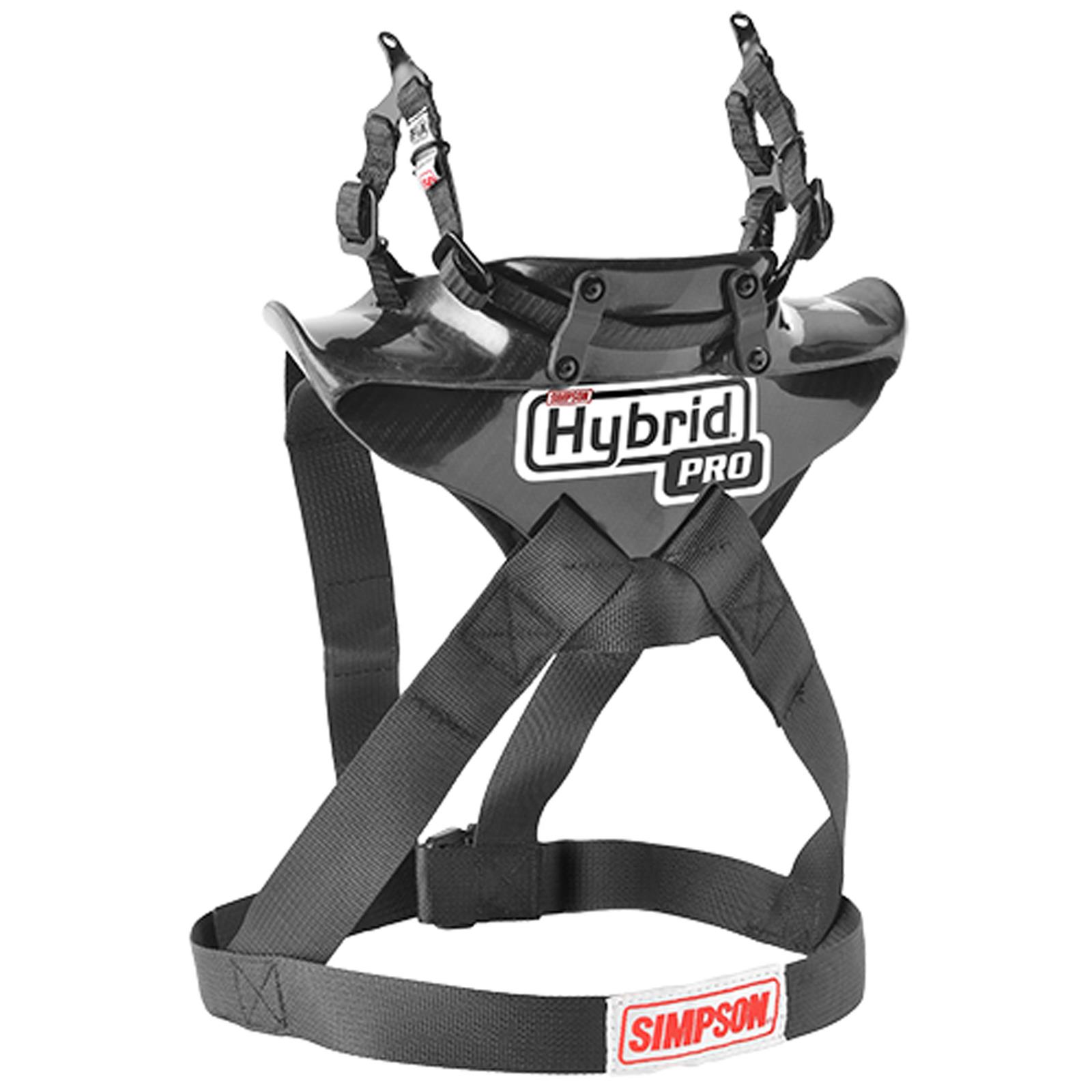 Simpson Hybrid Pro Lite Restraints HYPLMED11PAFIA Head and Neck Restraint System, Lite, Sliding Tether and Post Clip Tether, Post Anchor, FIA 8858-10, Medium, Each thumbnail 4