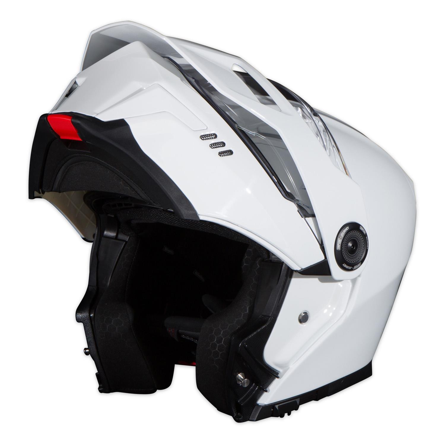 Simpson Journey Bandit Helmets JB1XL Helmets, Bandit, Modular, Gloss White, DOT/ECE-Approved, X-Large, Each thumbnail 2
