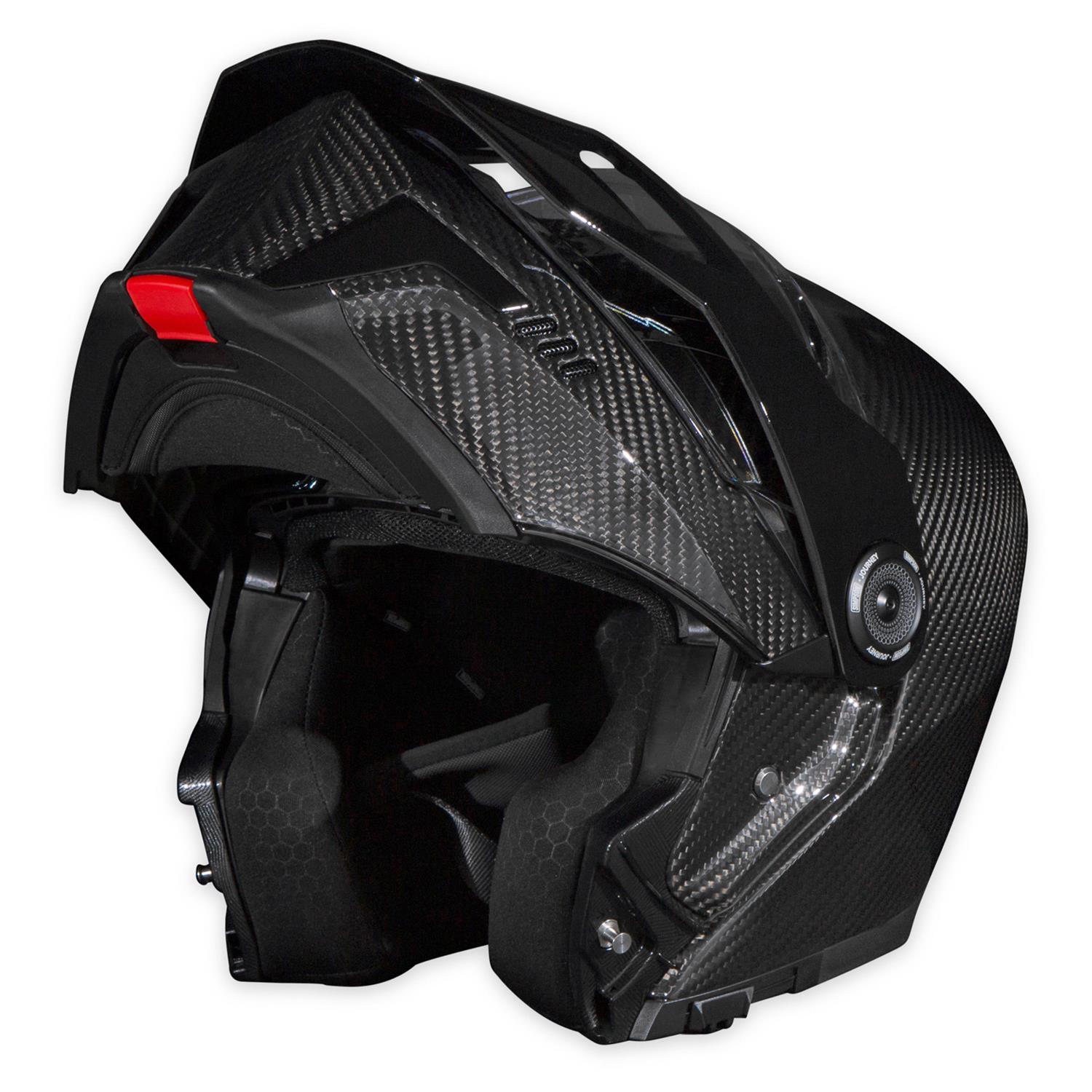 Simpson Journey Bandit Helmets JBCMD Helmets, Bandit, Modular, Gloss Carbon Fiber, DOT/ECE-Approved, Medium, Each thumbnail 2