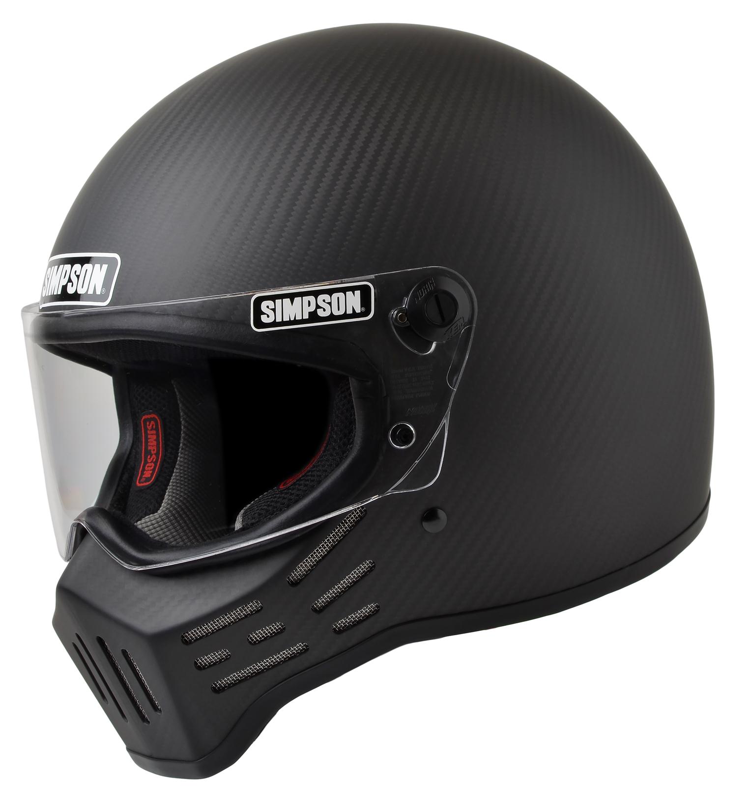 Simpson Racing M30DMSC Simpson M30 Bandit Satin Carbon Fiber Helmets