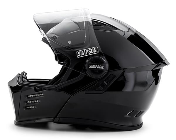 Simpson MOD Bandit Series Helmets M59XX3 Helmet, MOD, Full Face, Black, Nylon Liner, DOT/ECE Certified, 2X-Large, Each thumbnail 2