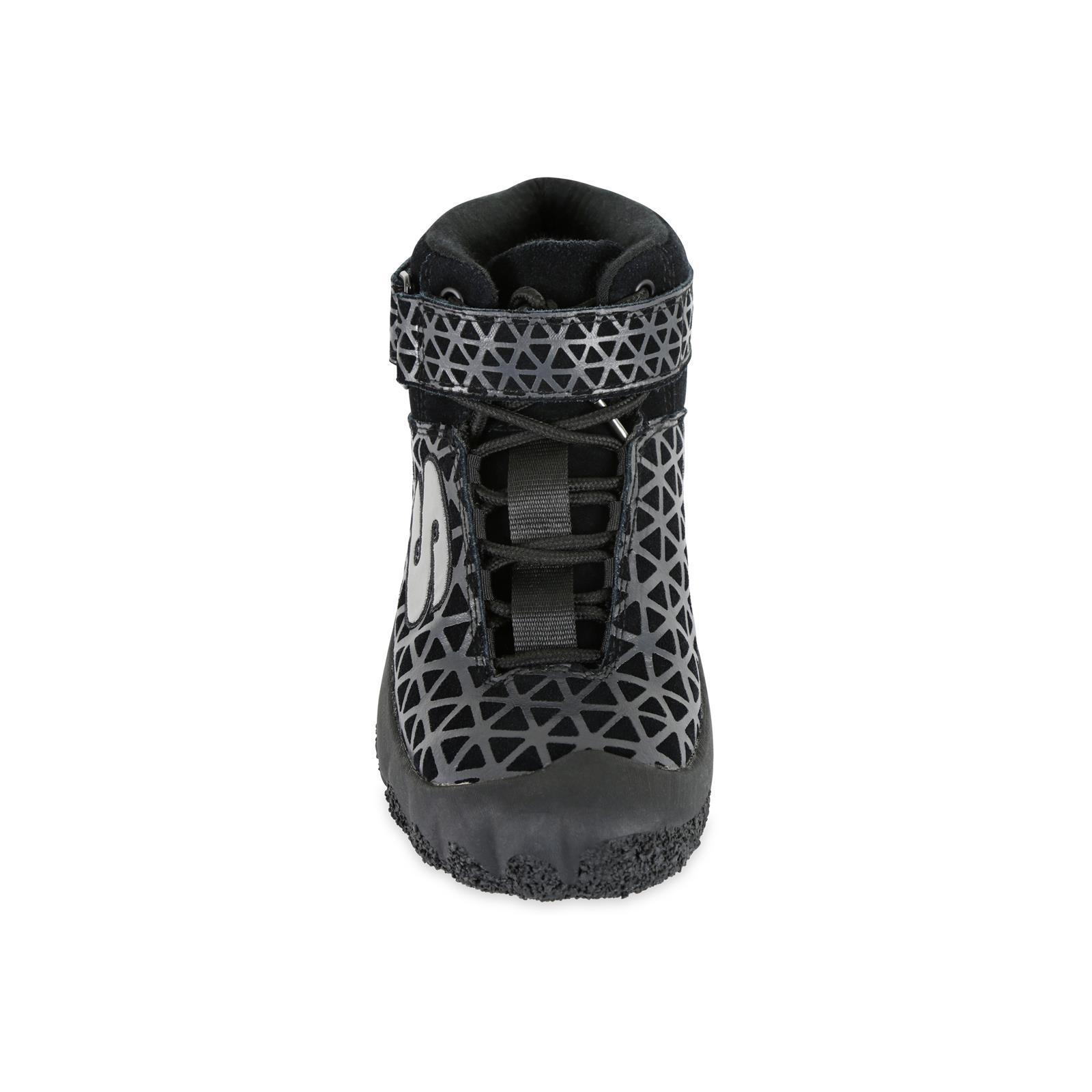 Simpson Pit Dominator Crew Shoes PD145K Shoes, Dominator, Mid-Top Style, Black/Silver, US Men's Shoe Size 14.5, Pair thumbnail 5