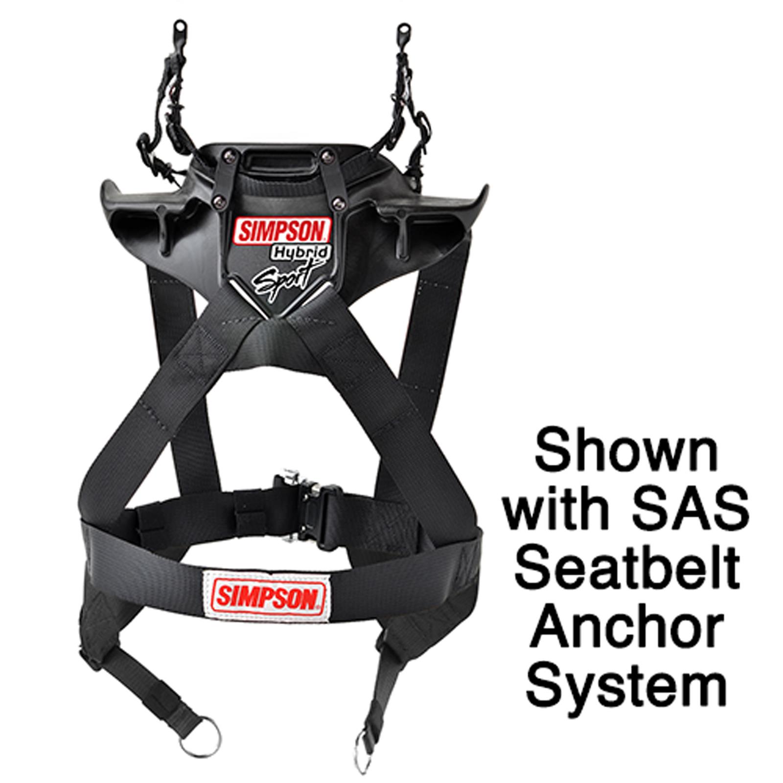 Simpson Racing Head and Neck Restraint Systems HSXSM11M61FIA HY SPORT XSM ST M6 FIA thumbnail 7