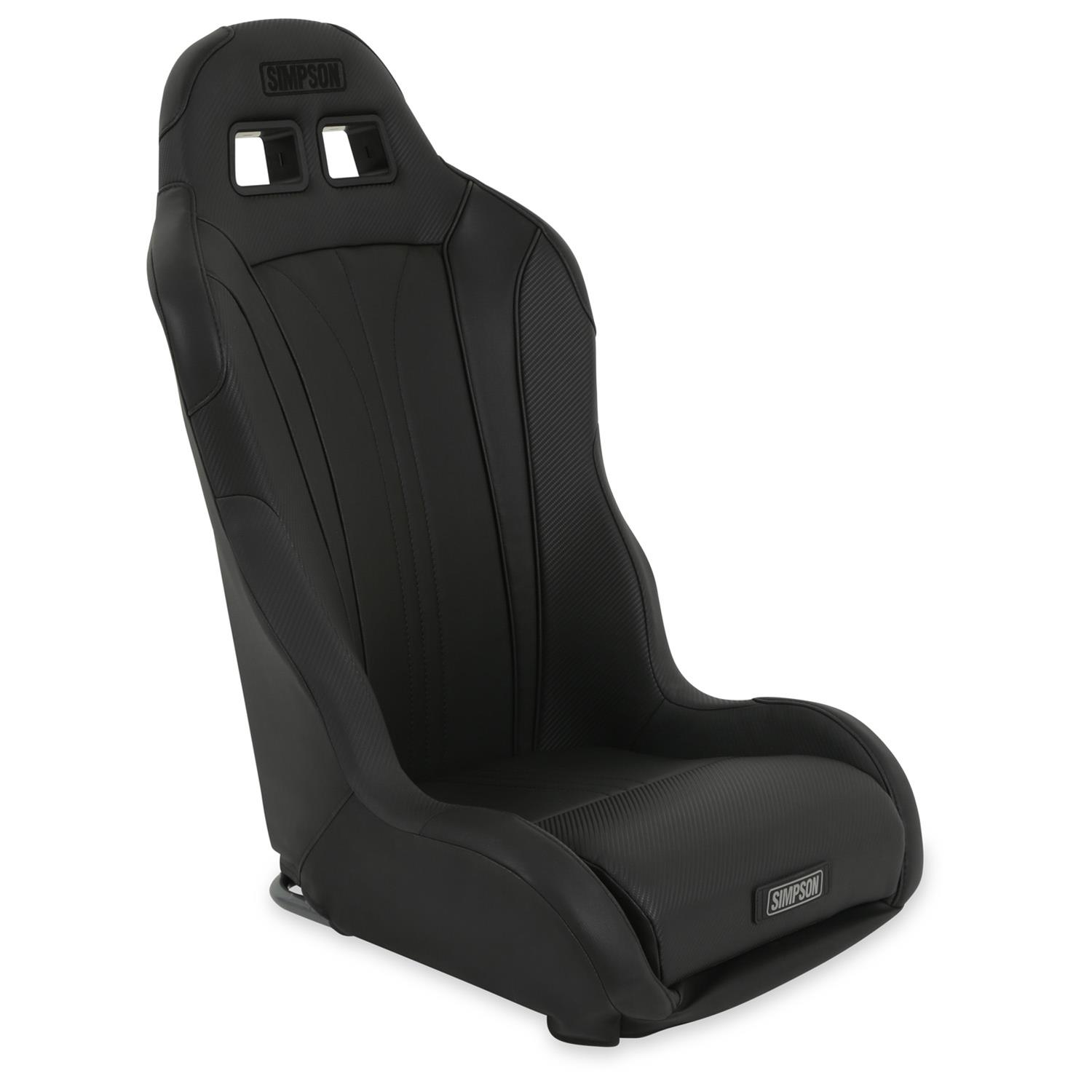 Simpson Vortex II Off-Road Suspension Seats S104-304-2 Powersports Seats, Offroad, Suspension, Vinyl, Black, Pair thumbnail 4