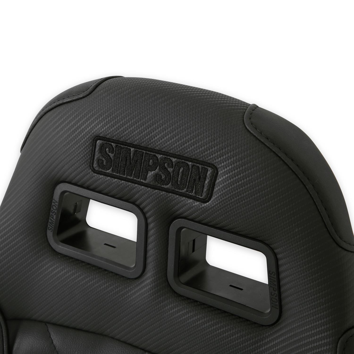 Simpson Vortex II Off-Road Suspension Seats S104-304-2 Powersports Seats, Offroad, Suspension, Vinyl, Black, Pair