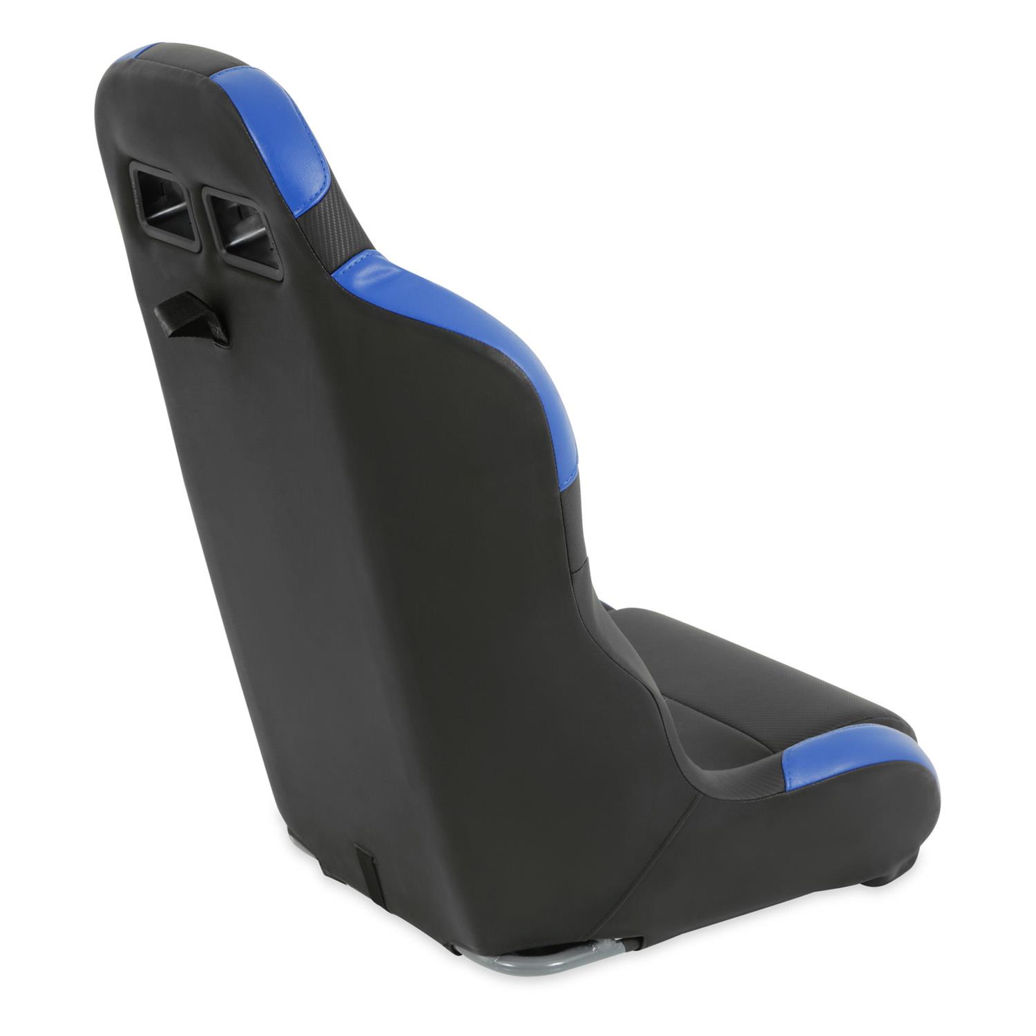 Simpson Vortex II Off-Road Suspension Seats S104-307-2 Powersports Seats, Offroad, Suspension, Vinyl, Black/Blue, Pair thumbnail 7