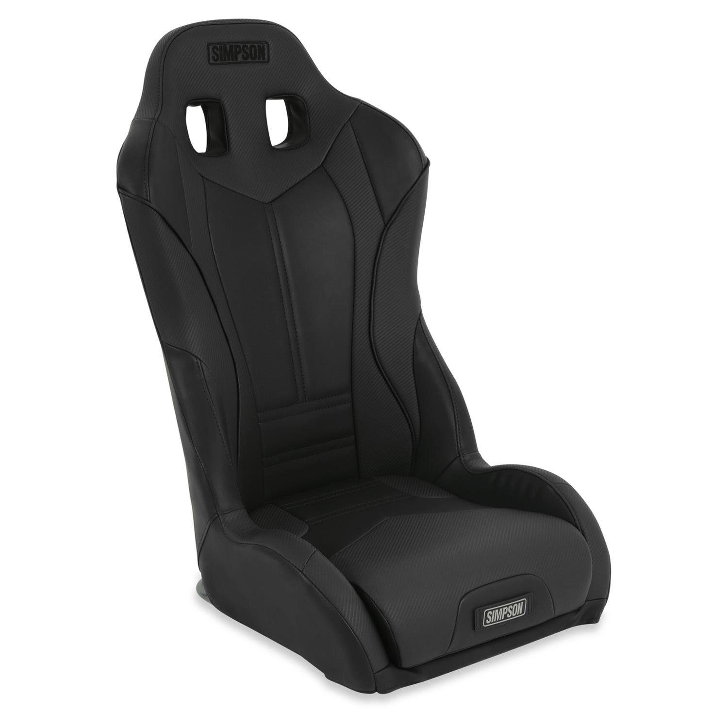 Simpson Pro Sport Off-Road Suspension Seats S107-304 Powersports Seats, ST, Vinyl, Black/Black, Each thumbnail 5