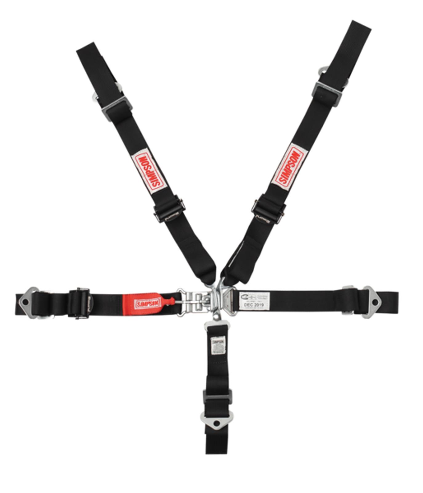 Simpson Racing Harnesses SB1005 5 Point Quarter Midget Latch &