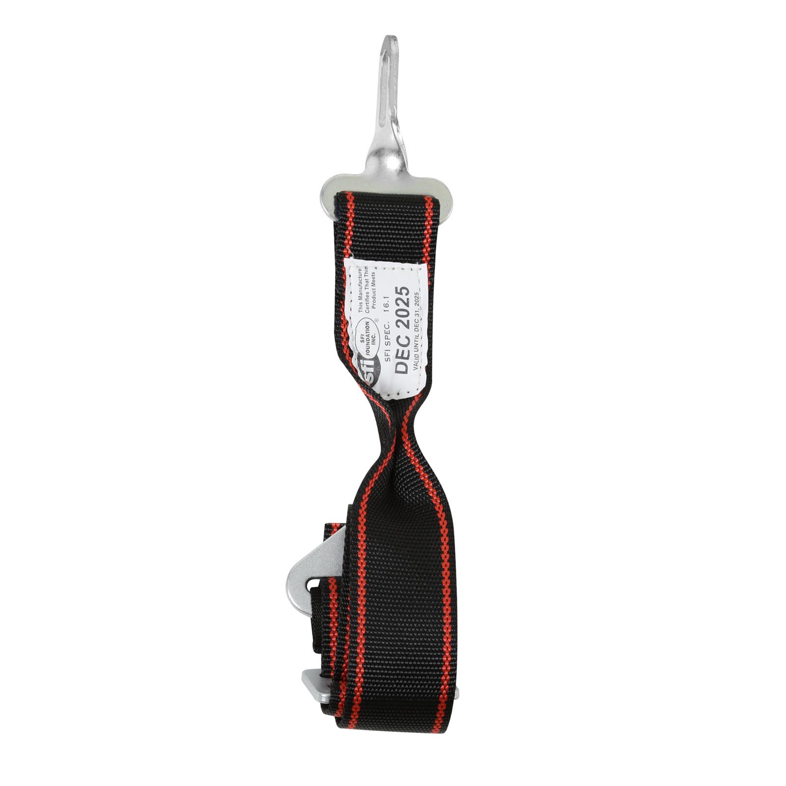 Simpson Ratchet 5-Point Harness SB51204-2IN Harness, Complete, Latch, Individual-Type, Ratchet, Bolt-In, Floor/Roll Bar Mount, 2 in., Black, Each thumbnail 7