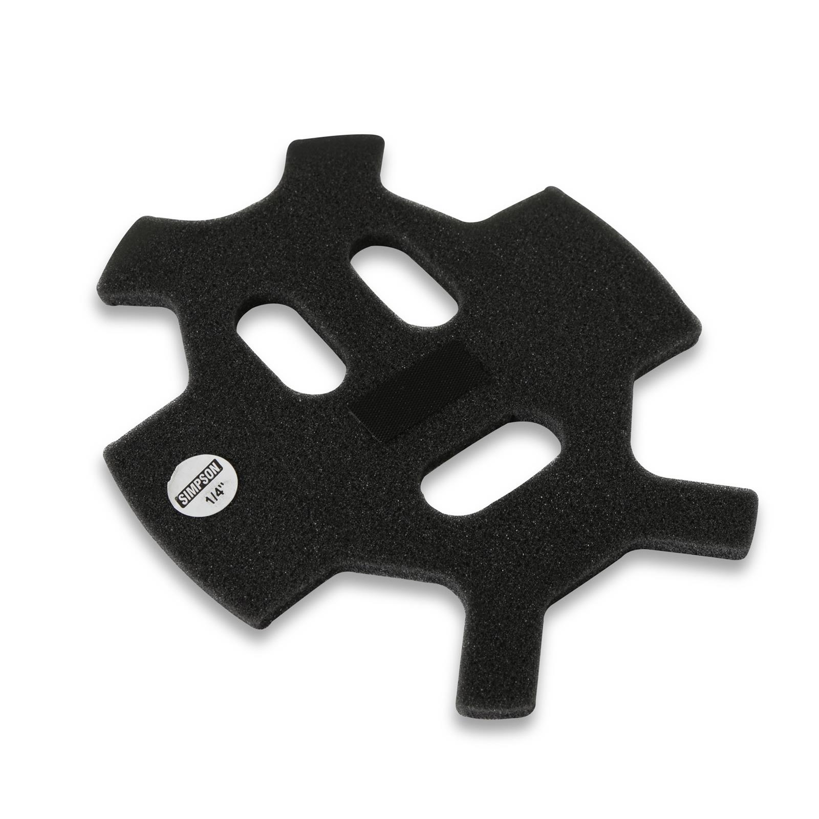 Simpson Helmet Top Pads SD1TP12 Pads, Pad, Bell, SD1, 0.500 in. Thick, Each thumbnail 2