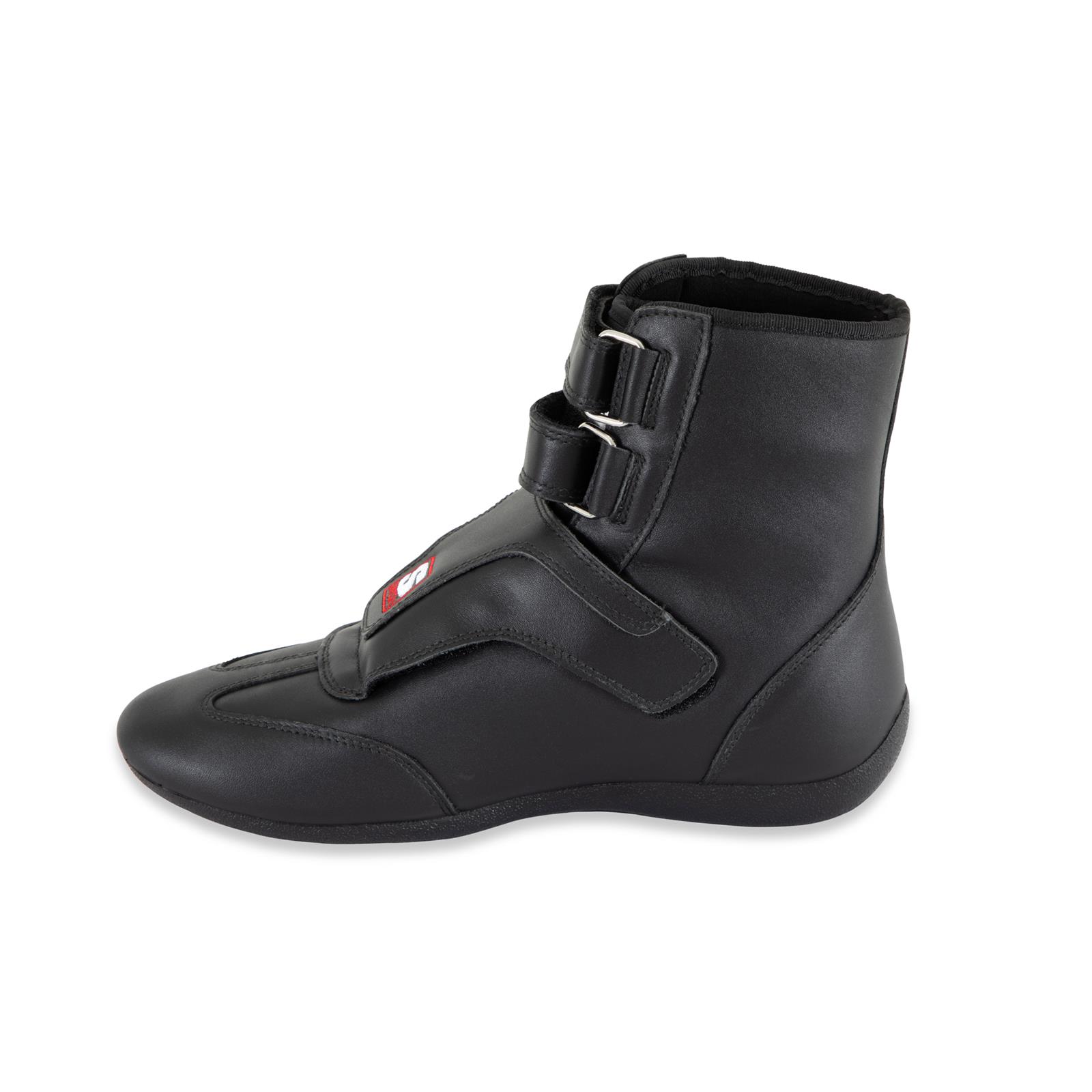 Simpson Stealth Sprint Shoes SP115BK Driving Shoes, Sprint, High-Top, Leather, Nomex Liner, Black, Men's 11 1/2, Pair thumbnail 7