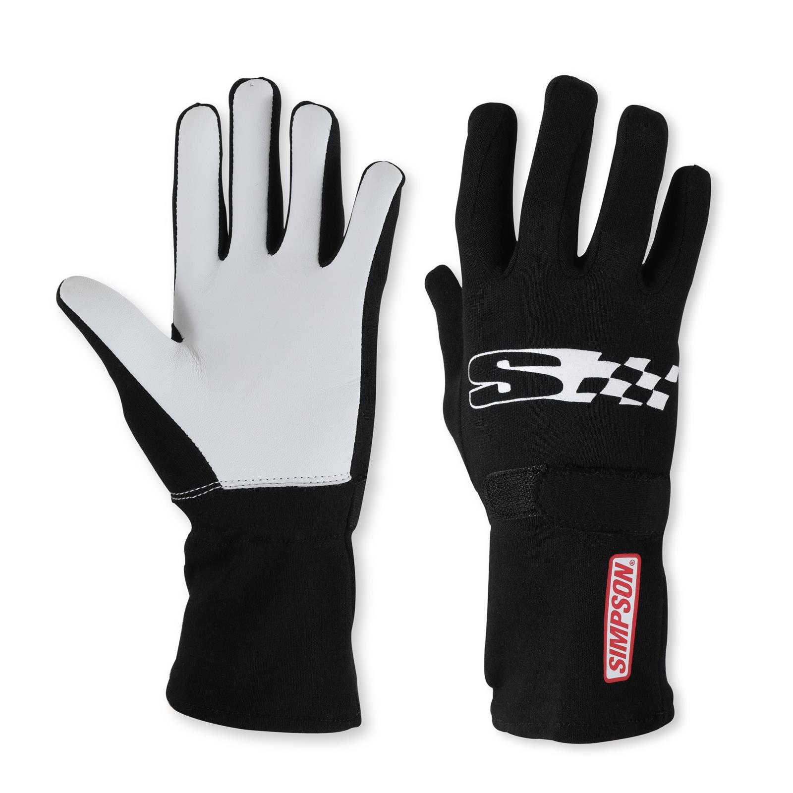 Simpson Super Sport Gloves SSYK Driving Gloves, Sport, Double Layer, Nomex®, Red, SFI 3.3/1, 2X-Small, Pair thumbnail 3