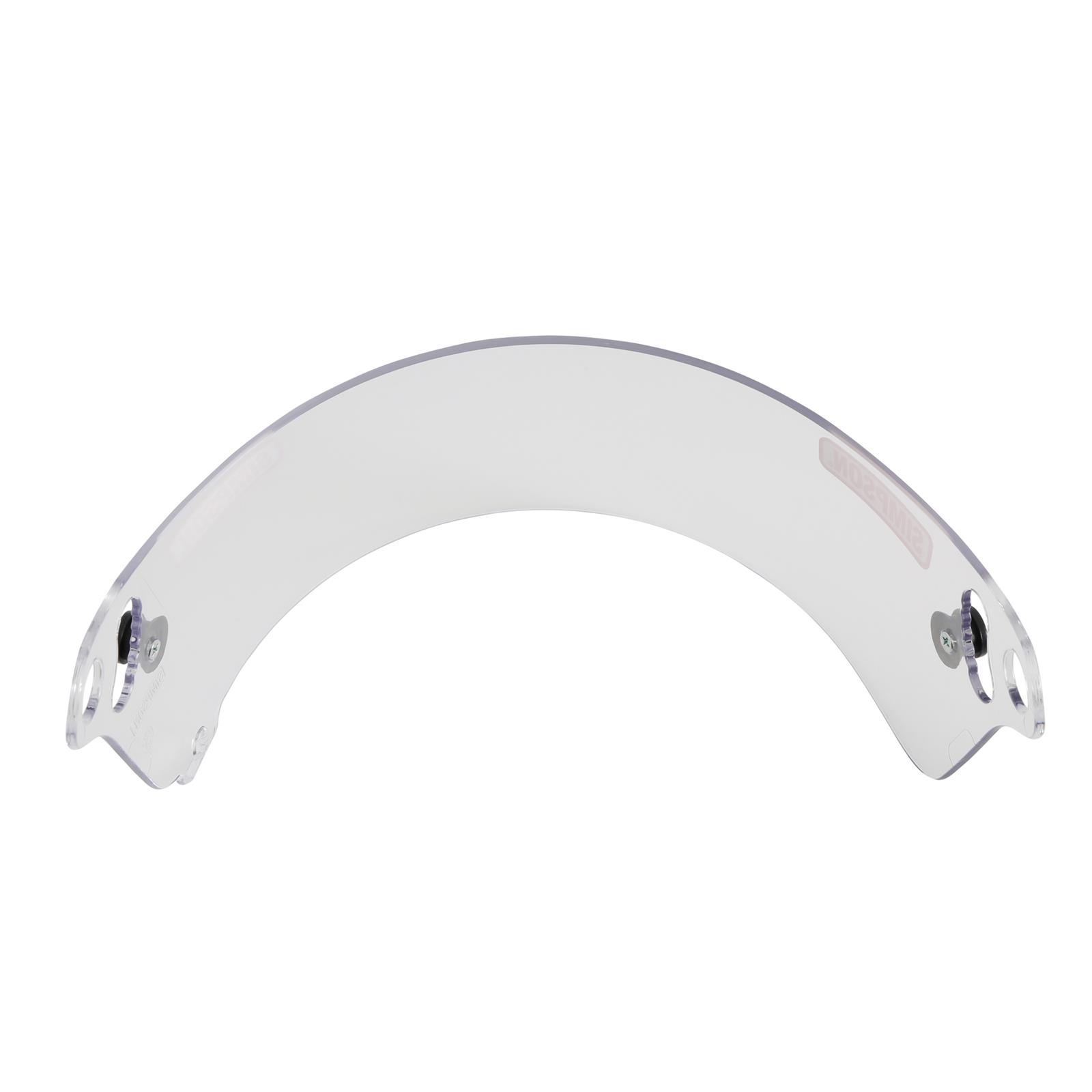 Simpson Replacement Helmet Shields VPR00 Shields, Replacement, Clear, Anti-fog Coating, Viper, Each thumbnail 3