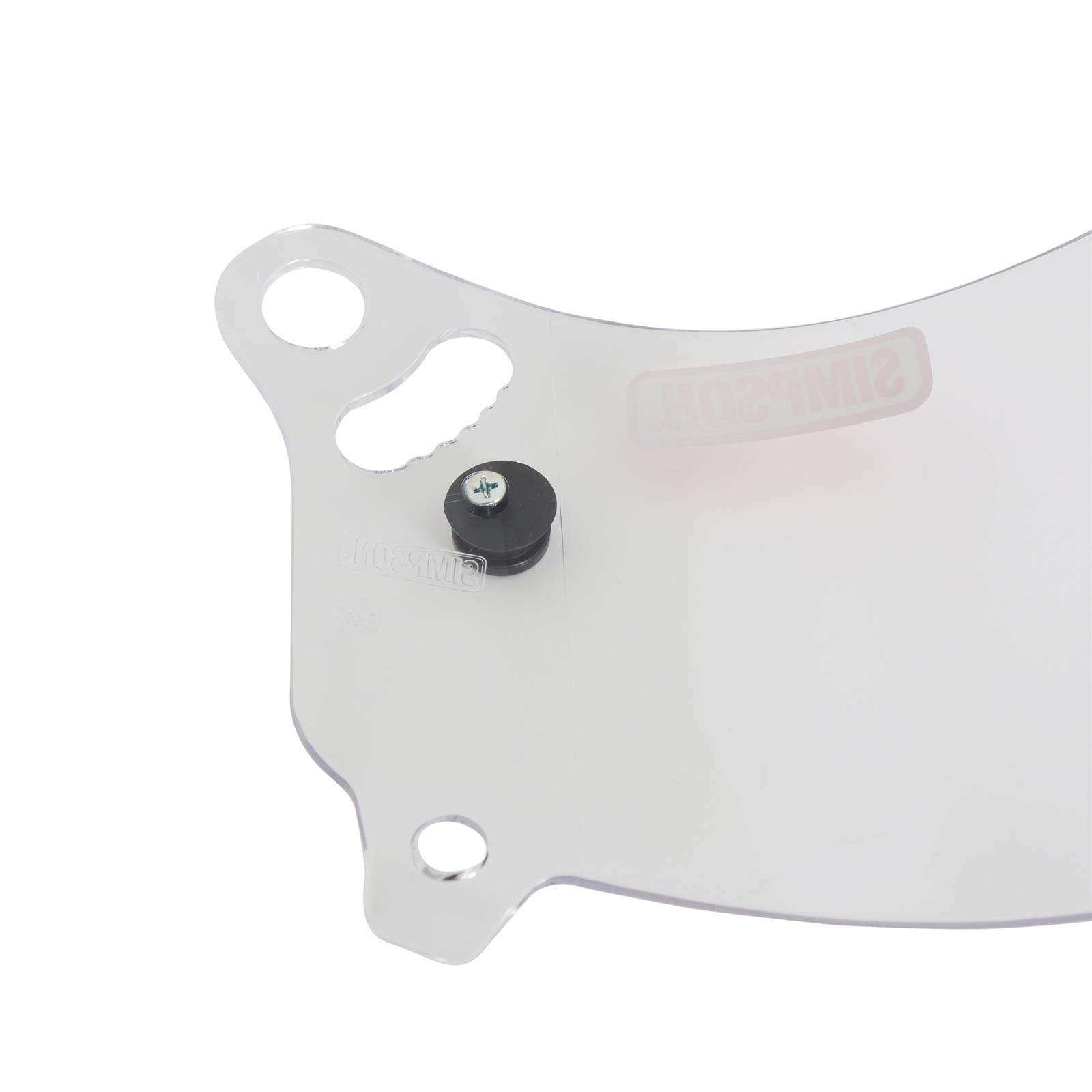 Simpson Replacement Helmet Shields VPR00 Shields, Replacement, Clear, Anti-fog Coating, Viper, Each thumbnail 4