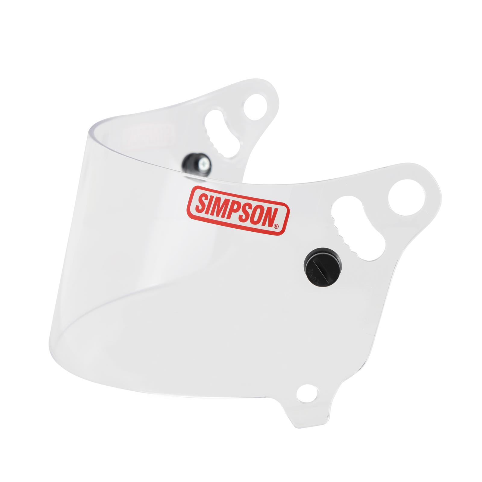 Simpson Replacement Helmet Shields VPR00 Shields, Replacement, Clear, Anti-fog Coating, Viper, Each thumbnail 2
