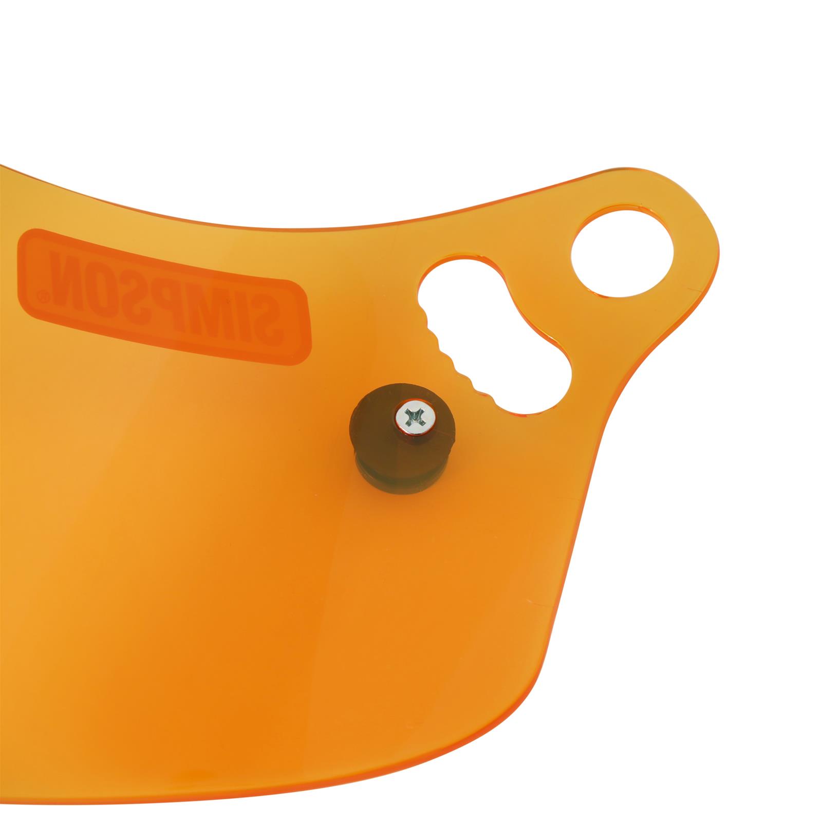 Simpson Replacement Helmet Shields VPR02 Shields, Replacement, Amber, Anti-fog Coating, Viper, Each thumbnail 2