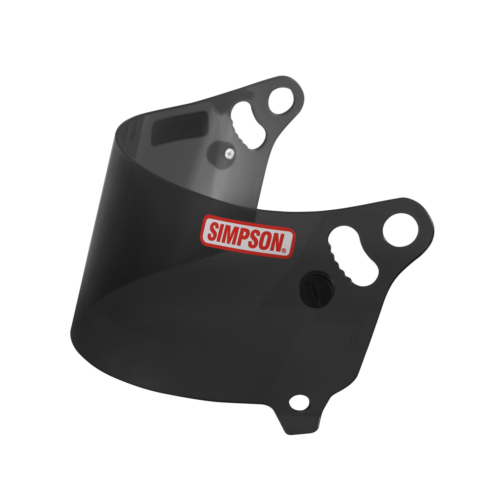 Simpson Replacement Helmet Shields VPR01 Shields, Replacement, Dark Smoke, Anti-fog Coating, Viper, Each