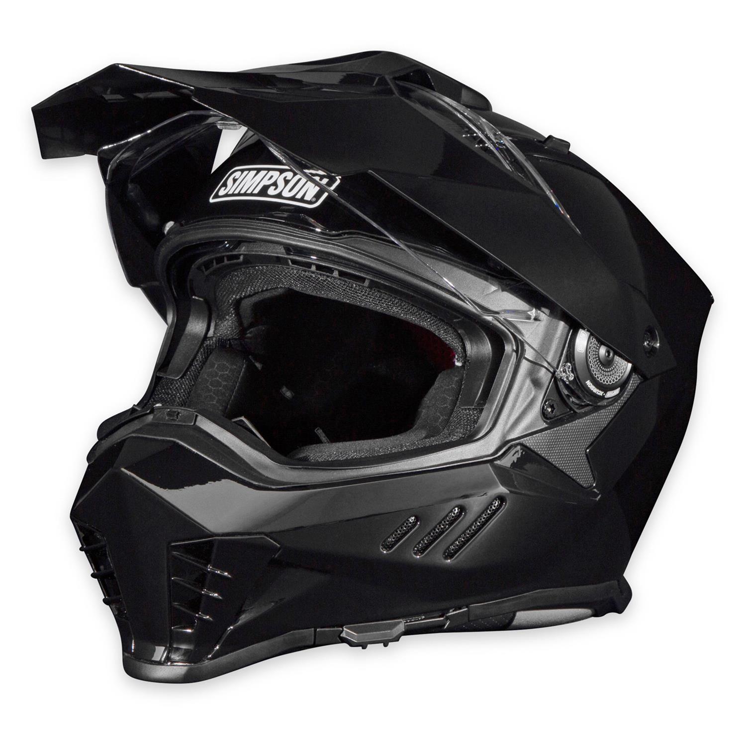 Simpson Xcursion Bandit Helmets XB2SM Helmets, Bandit, Full Face, Gloss Black, DOT/ECE-Approved, Small, Each