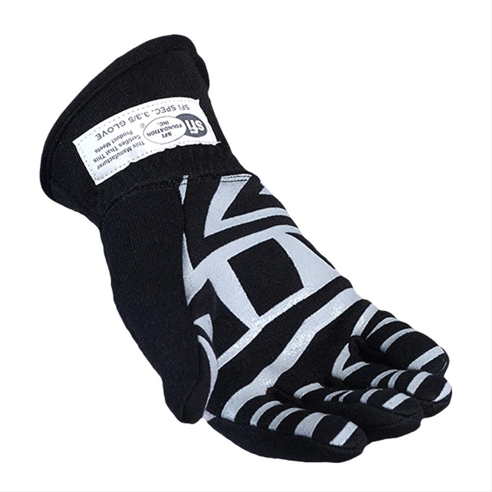 Simpson Young Gun Youth Driving Gloves YGYLK Gloves, Gun, Large, Nomex®, Black, SFI 3.3/5, Pair