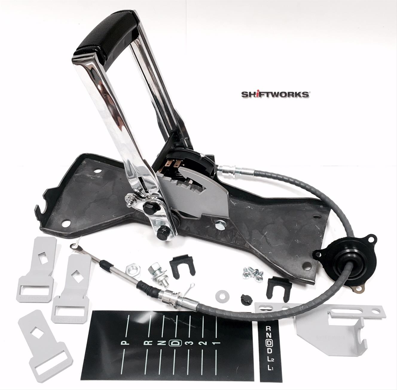 Shiftworks Sw1016 R Shiftworks Automatic Transmission Floor Mount Shifters Summit Racing 9221