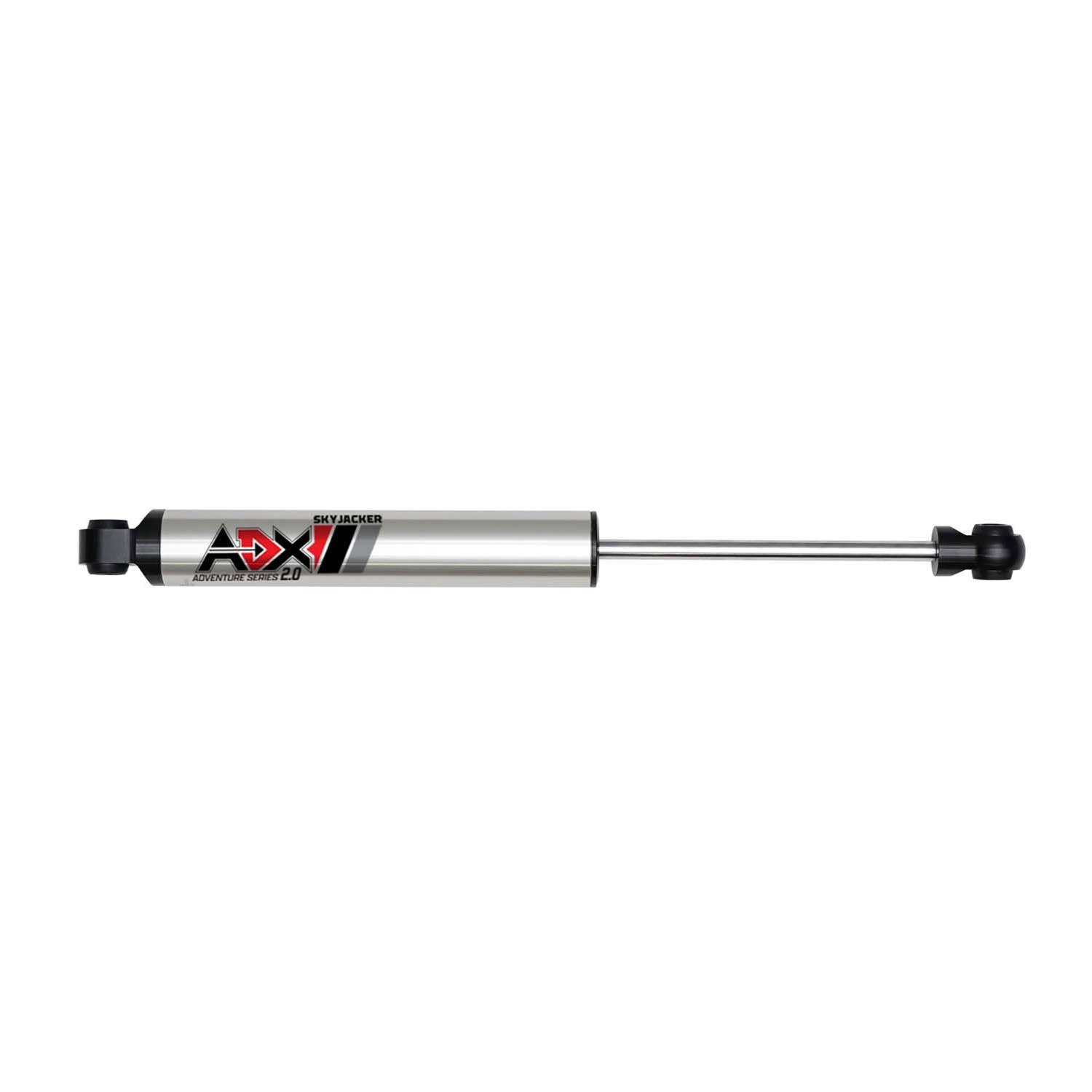 Skyjacker ADX 2.0 Steering Stabilizers for 2020-2024 GLADIATOR, 2018-2024 WRANGLER - 2207 Stabilizer, 2.0, Machined Polished, Hard Anodized, Dual, Jeep, Each