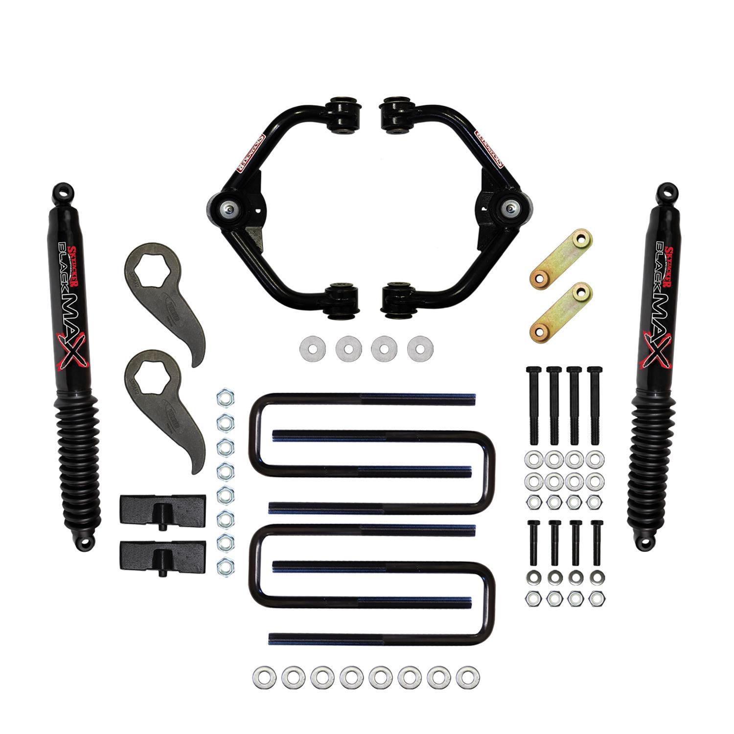 Skyjacker Suspensions Suspension Leveling & Lift Kits C20350PB 3-3.5 in. Kit With Black MAX Shocks.