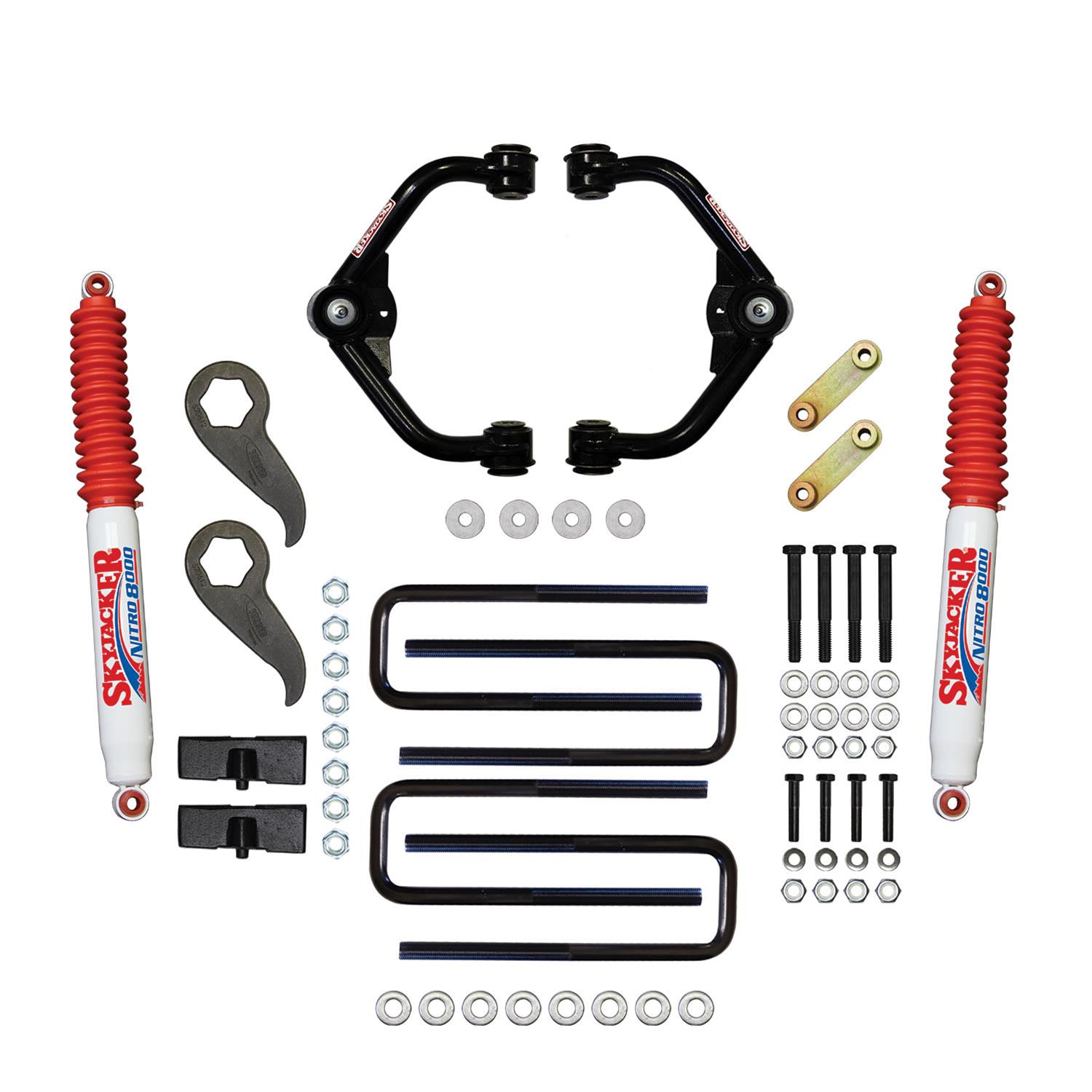 Skyjacker Suspensions Suspension Leveling & Lift Kits C20350PN 3-3.5 in. Kit With Nitro 8000 Shocks.