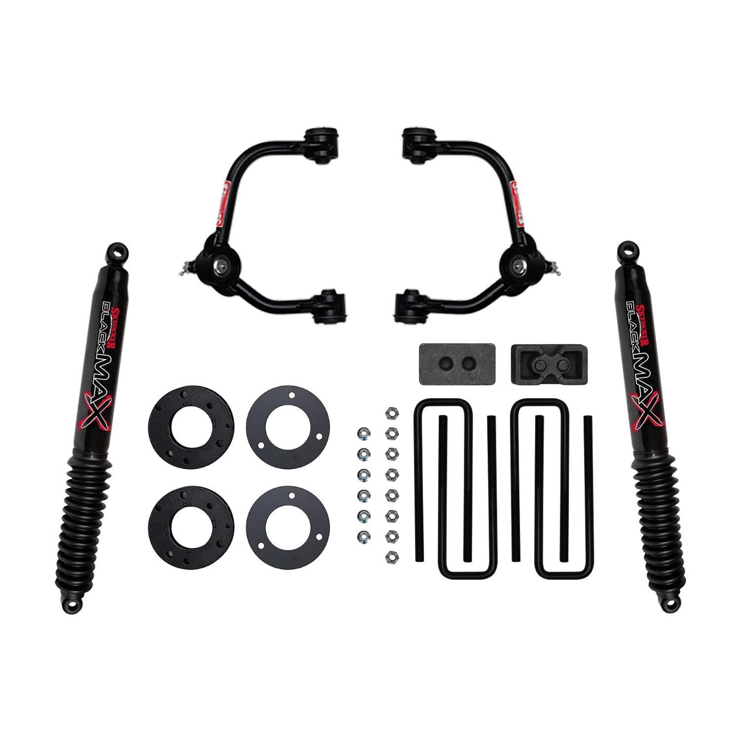 Skyjacker Suspension Lift Kits for 2009-2013 F-150 - F930PB Lift, 3 in. Front, 3 in. Rear, Black Max Shocks, Ford, Kit thumbnail 6