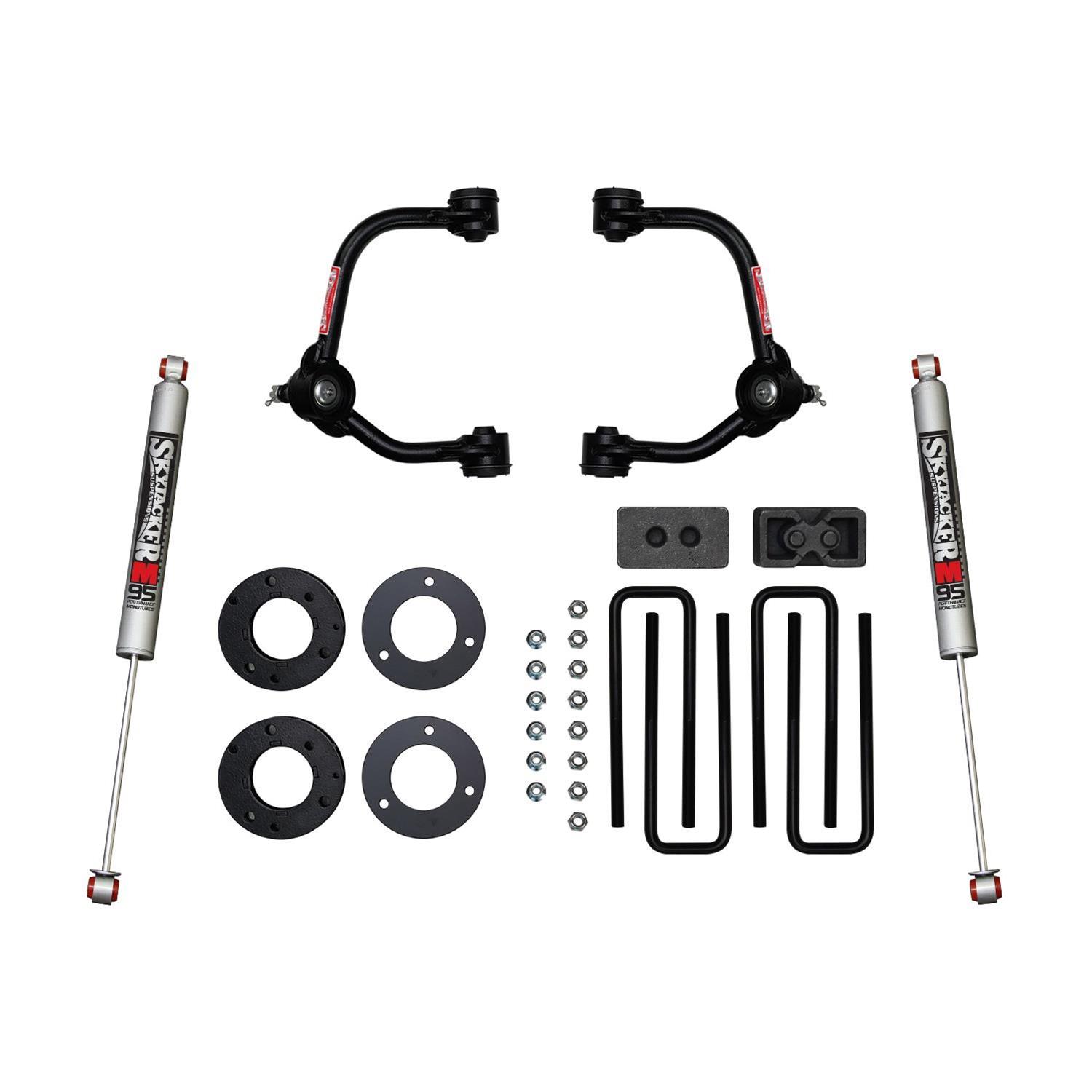 Skyjacker Suspension Lift Kits for 2009-2013 F-150 - F930PM Lift, 3 in. Front, 3 in. Rear, M95 Shocks, Ford, Kit