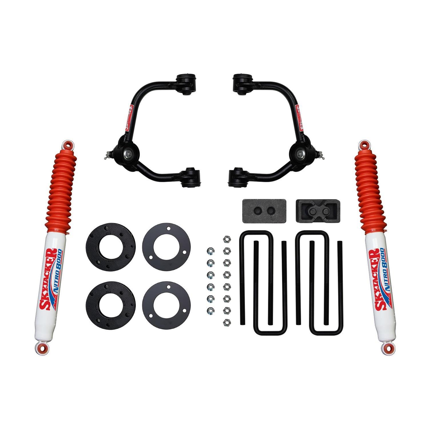 Skyjacker Suspension Lift Kits for 2009-2013 F-150 - F930PN Lift, 3 in. Front, 3 in. Rear, Nitro Shocks, Ford, Kit