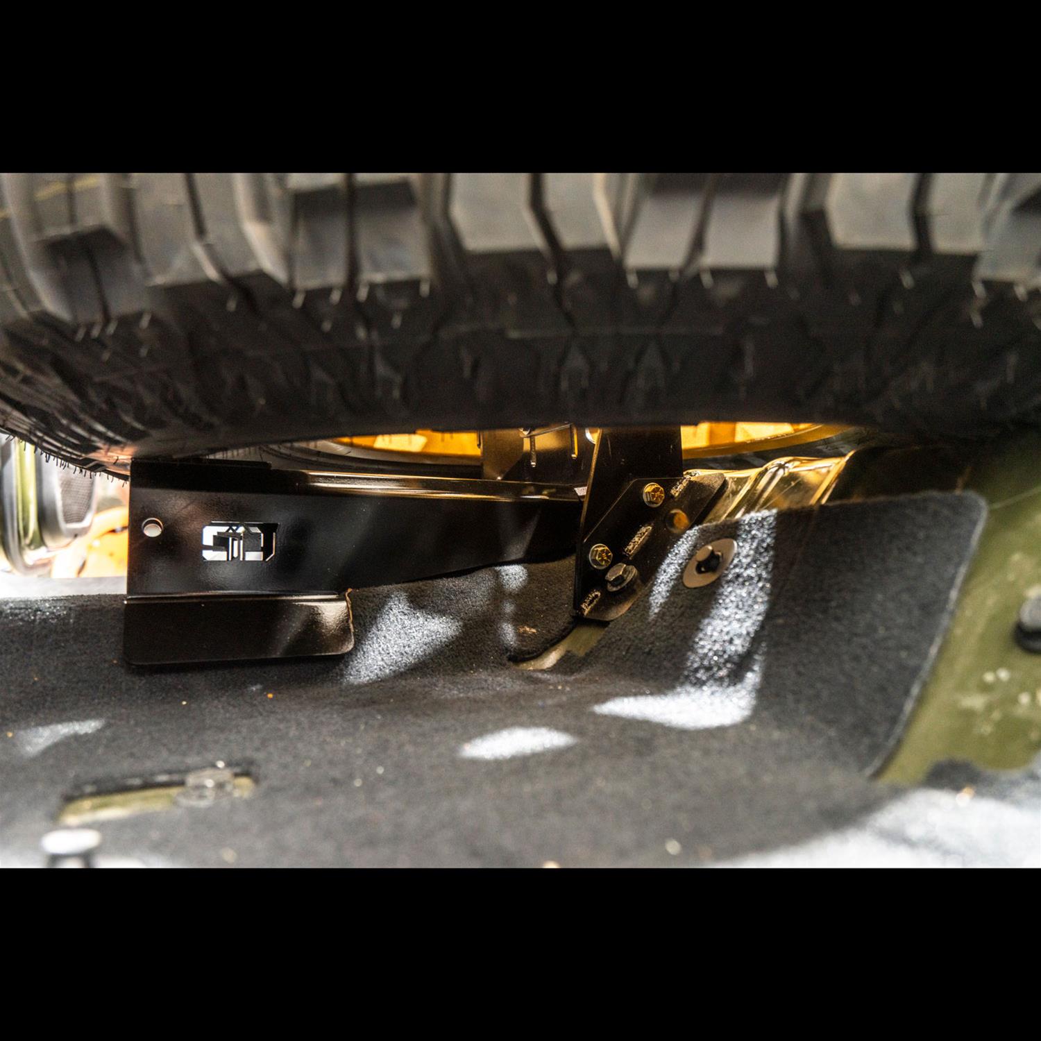 Skyjacker 07-18 Jeep Wrangler JK Spare Tire Carrier Kit W/ Adjustable Brackets thumbnail 3