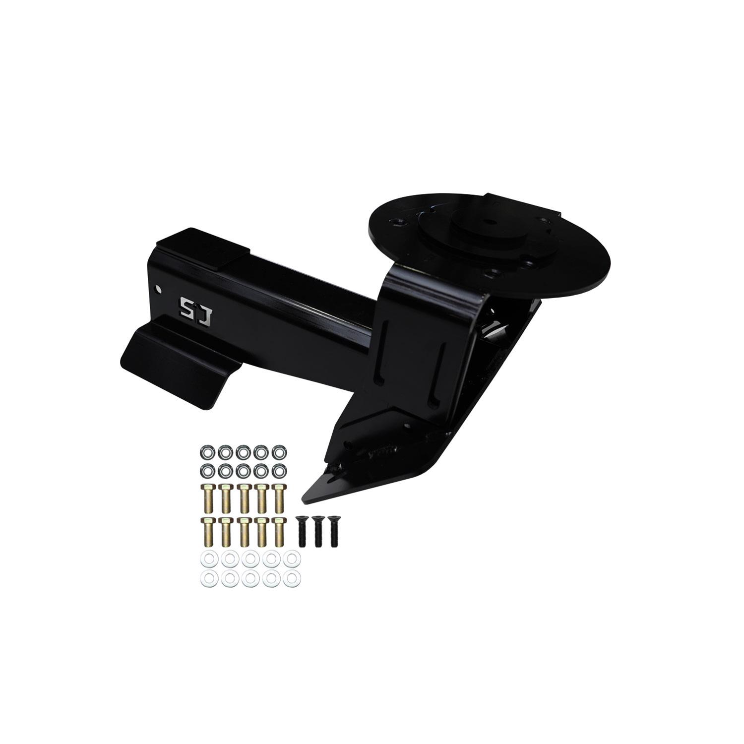Skyjacker 07-18 Jeep Wrangler JK Spare Tire Carrier Kit W/ Adjustable Brackets
