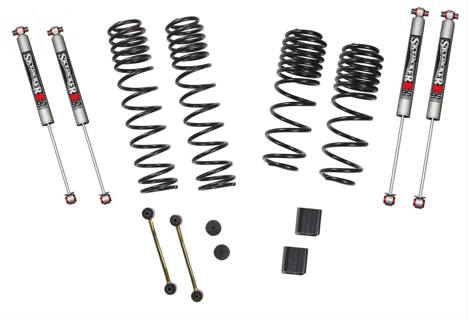 Skyjacker 2018 Jeep Wrangler JL 4 Door 4WD (Rubicon) Long Travel 2 Stage 1in-1.5in Coil System