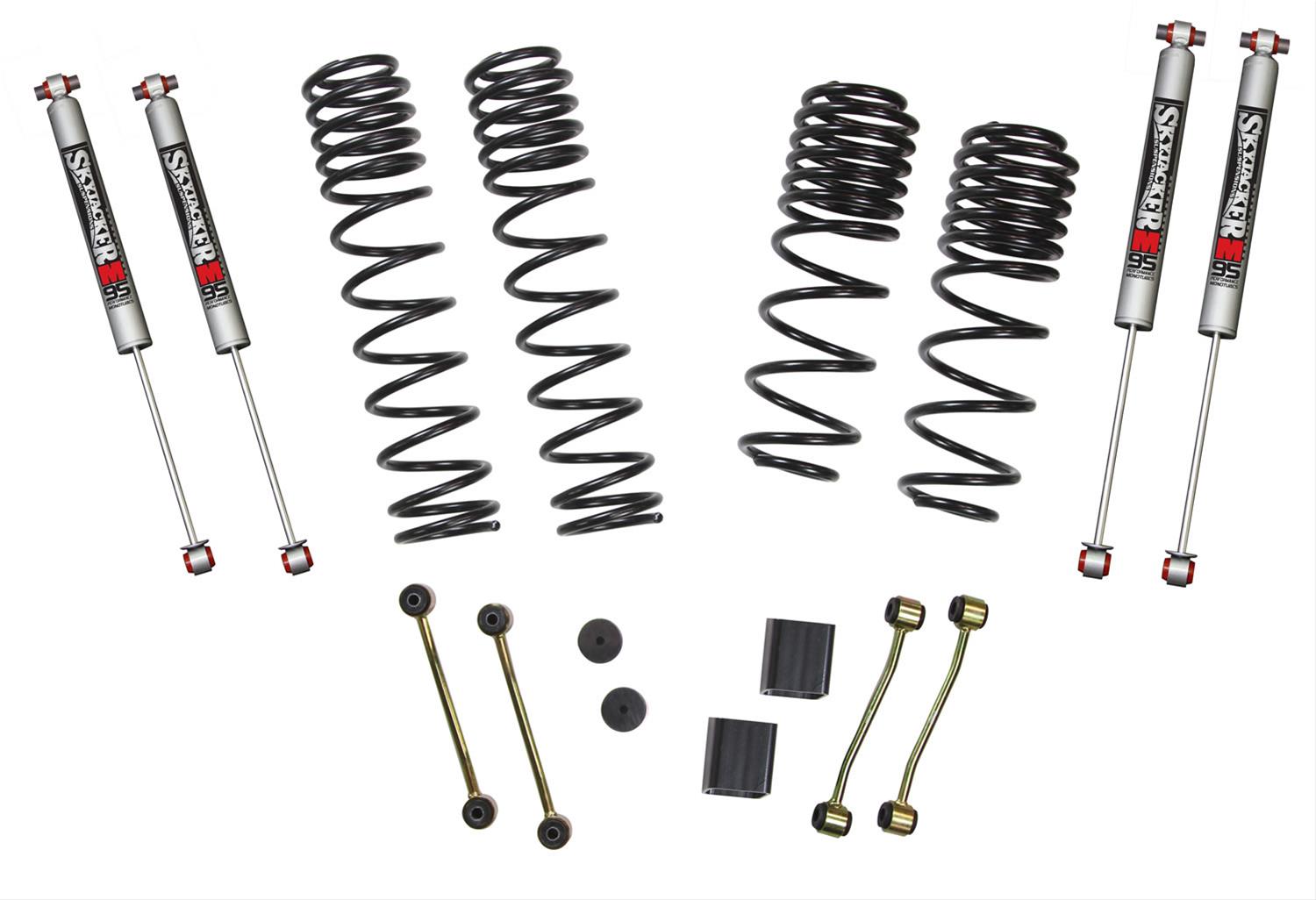 Skyjacker 2018 Jeep Wrangler JL 4 Door 4WD (Rubicon) Long Travel 2 Stage 2in-2.5in Coil System