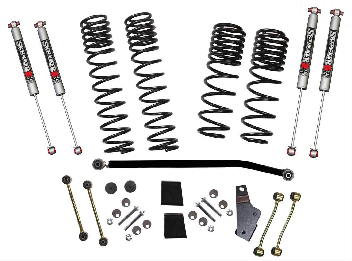Skyjacker 2018 Jeep Wrangler JL 4 Door 4WD (Rubicon) Long Travel 2 Stage 3.5in-4in Coil System