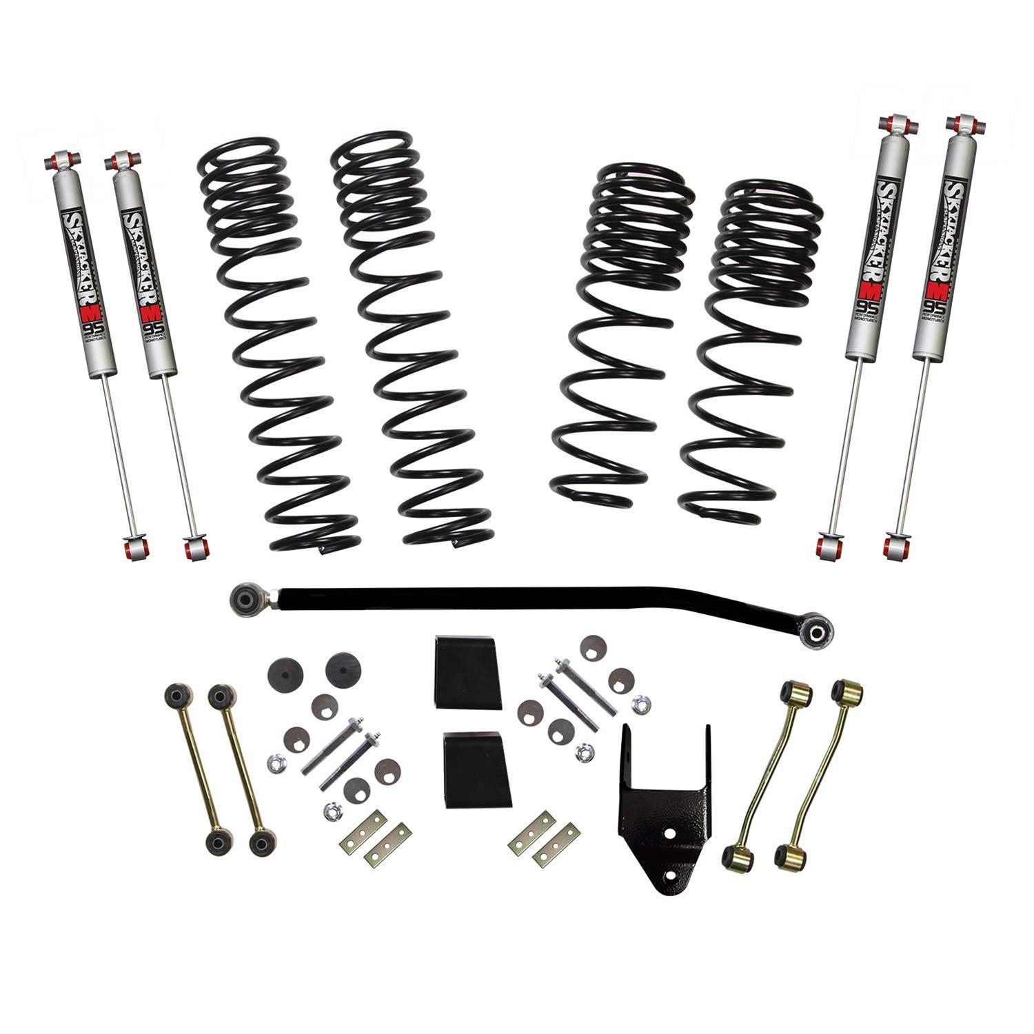 Skyjacker 2020 Jeep JL 4WD Rub Diesel 3.5-4in Dual Rate Long Travel Sus Lift Kit w/M95 Mono Shocks