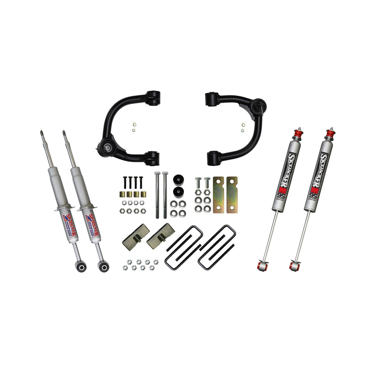 Skyjacker 2016-2020 Toyota Tacoma 3.0in UCA Lift Kit w/Rear Blocks and M95 Monotube Shocks