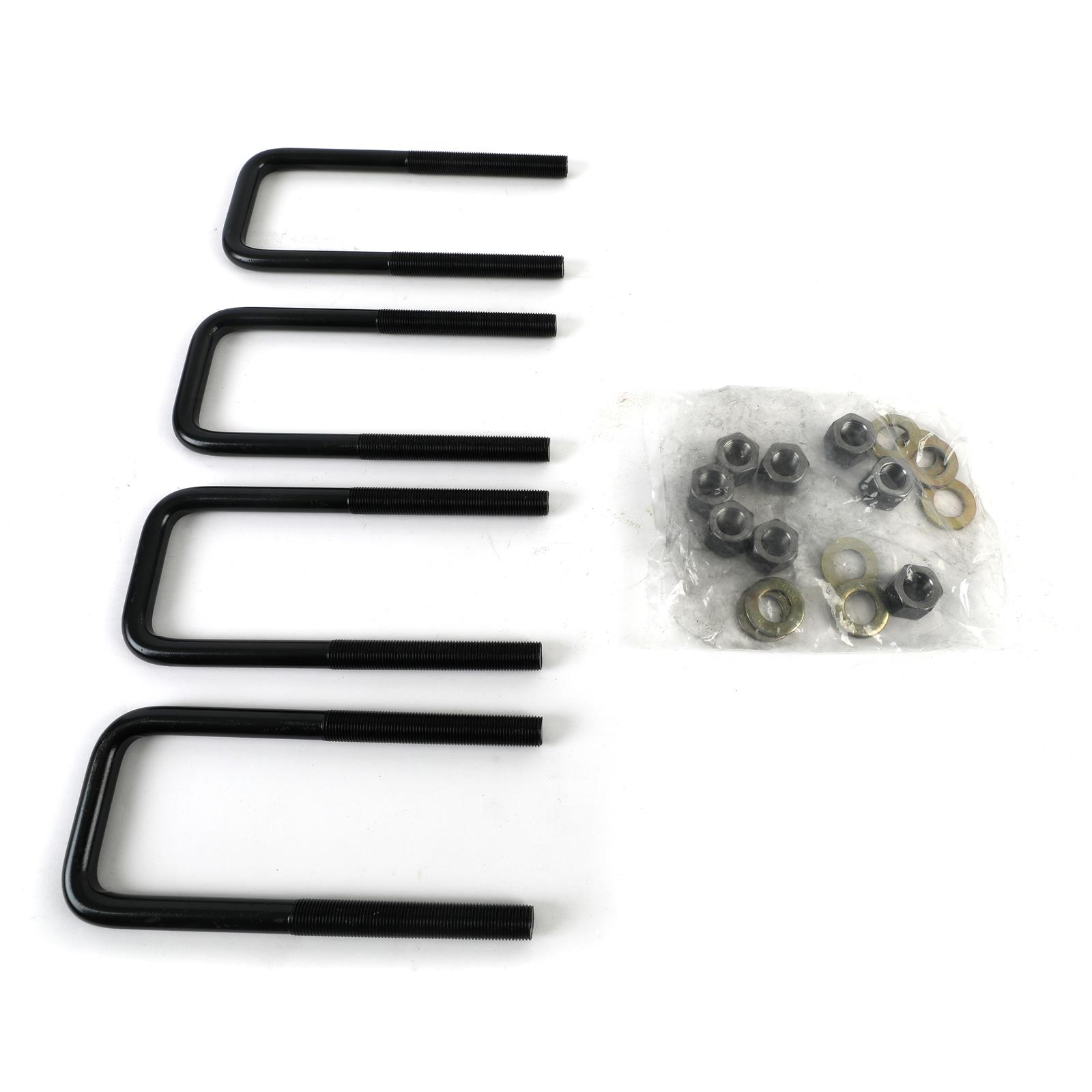 Superlift U-Bolt 4 Pack 9/16x2-1/2x7 Square w/ Hardware