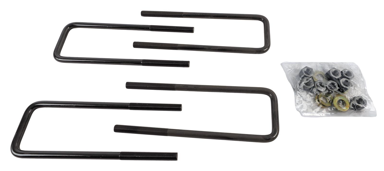 Superlift U-Bolt 4 Pack 9/16x3x11 Square w/ Hardware