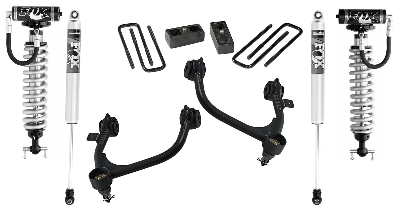 Superlift 19-22 GM Sierra 1500 (Excl AT4 & Trail Boss) 3in Lift Kit w/ Fox Front Coil & 2.0
