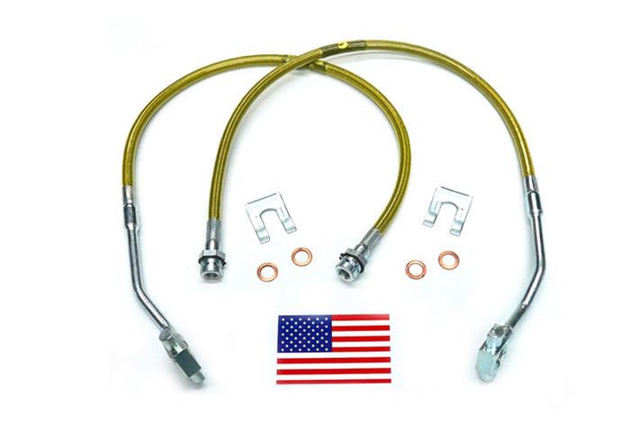 Superlift 90-96 Ford F-150/Bronco w/ 4-6in Lift Kit (Pair) Bullet Proof Brake Hoses