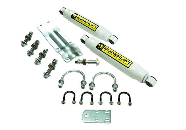 Superlift 73-91 GM 1/2 and 3/4 Ton 4WD Vehicles Solid Axle Dual Steering Stabilizer Kit