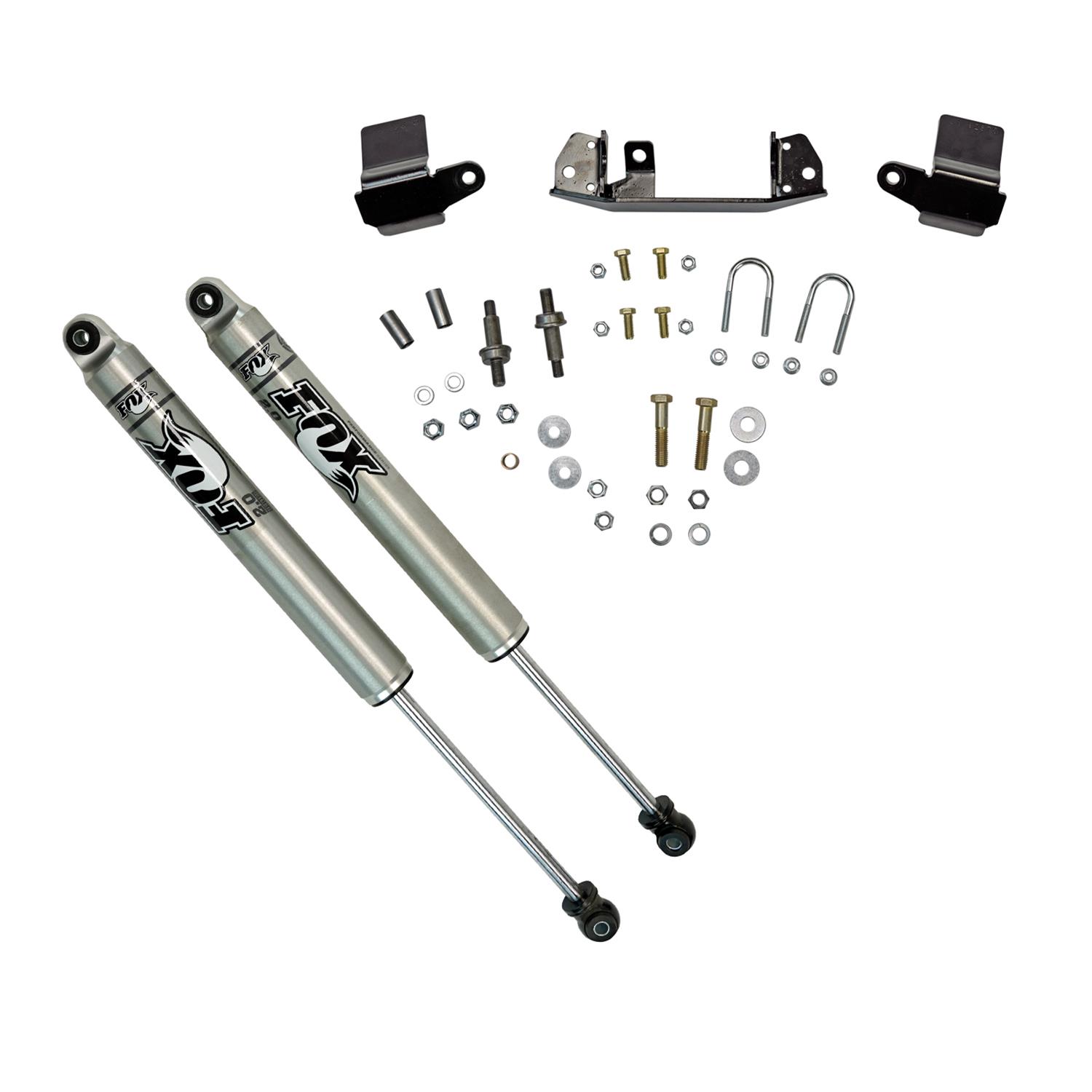Superlift 2003-2008 RAM 2500/3500 4WD Dual Steering Stabilizer Kit w/ Fox 2.0 Shocks