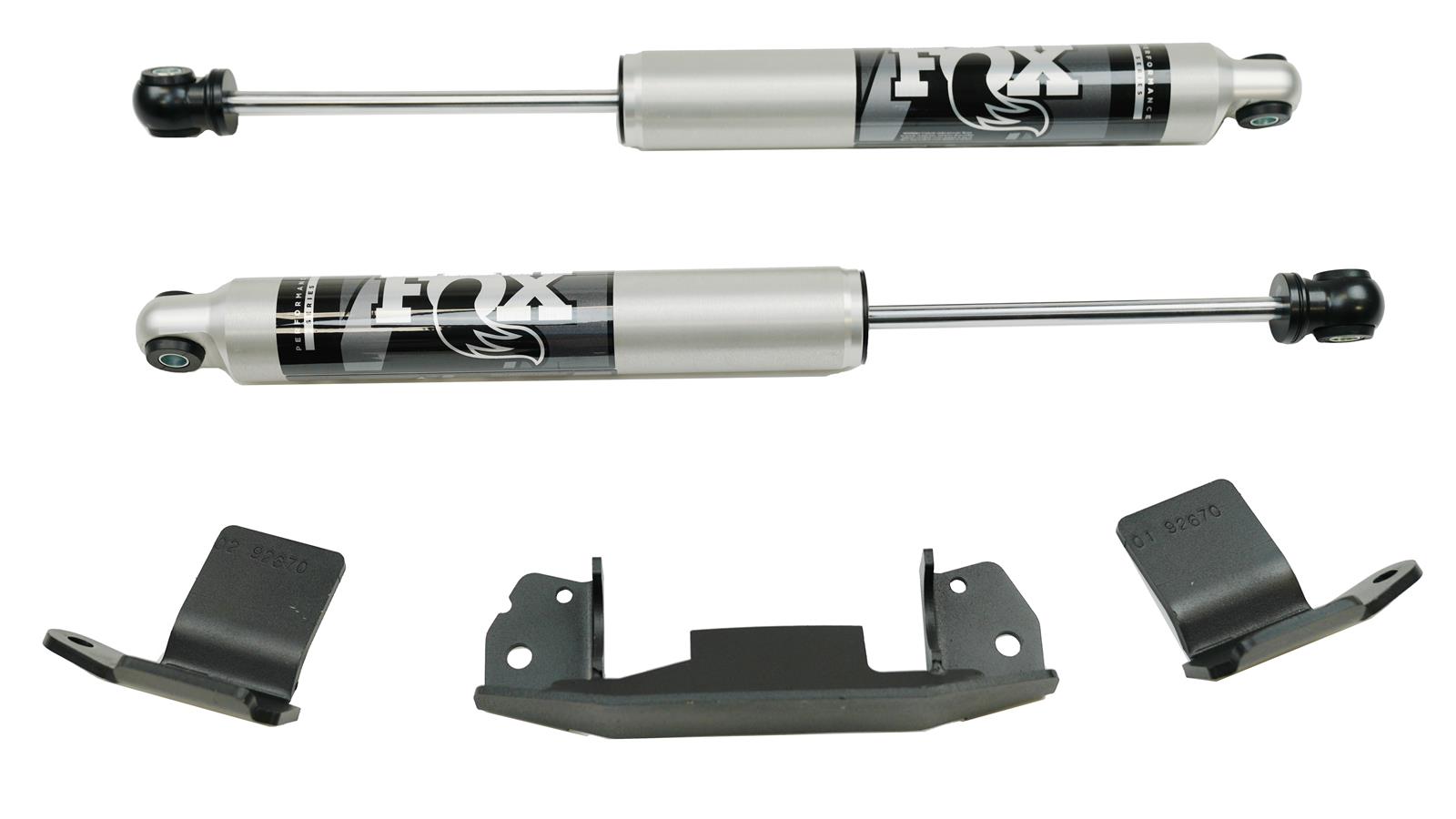 Superlift 03-08 Dodge Ram 2500/3500 Dual Steering Stabilizer Kit w/ Fox 2.0 Shocks