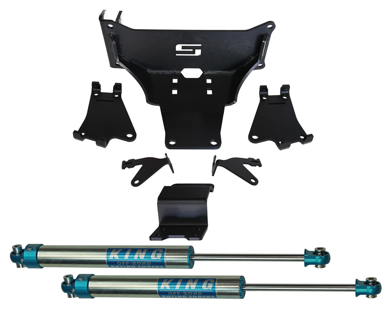 Superlift 2023 F-250/350 Dual Steering Stabilizer Kit w/KING Stabilizer - No lift required