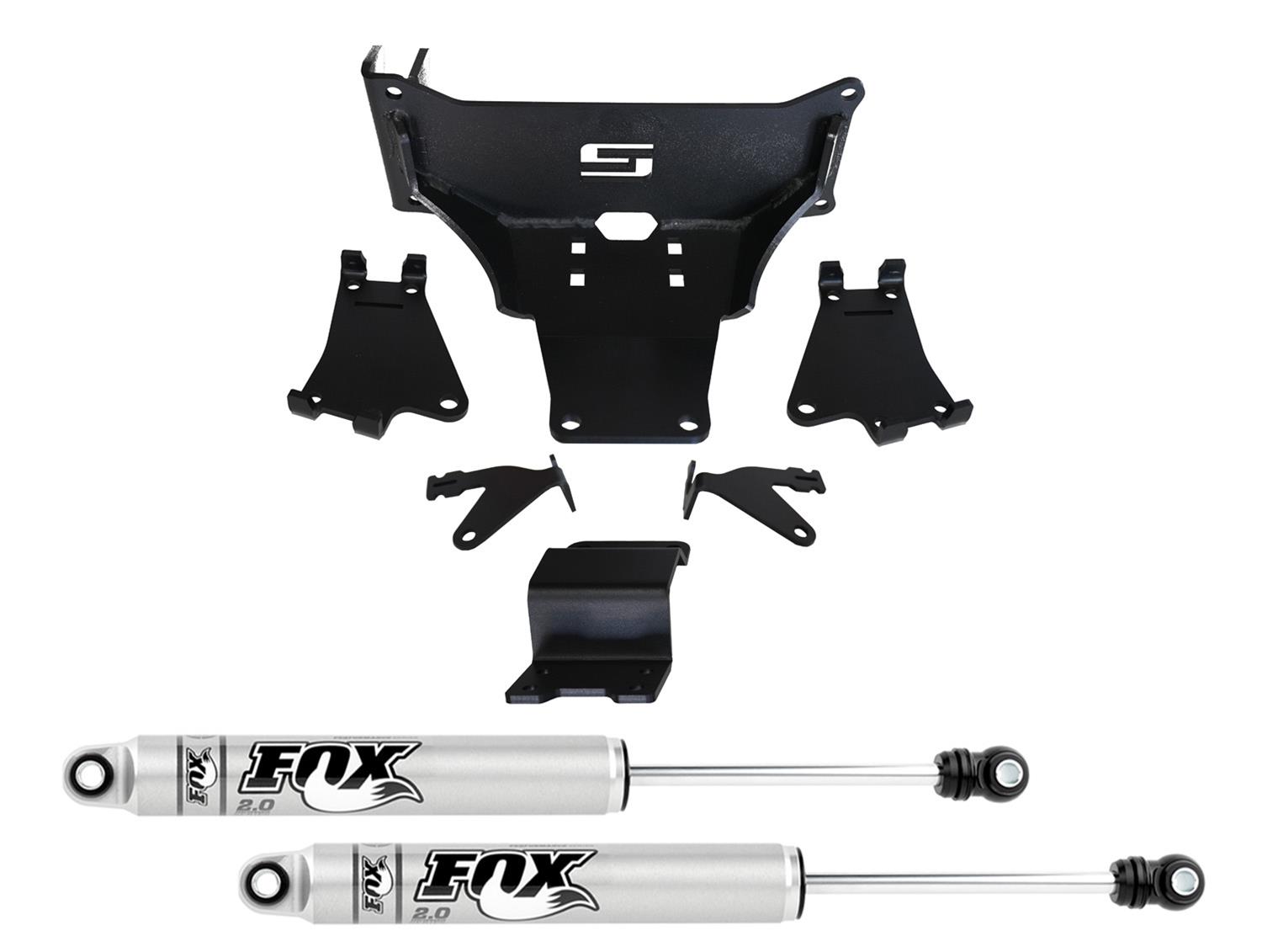 Superlift 2023 Ford F-250/350 Dual Steering Stabilizer Kit with FOX Stabilizers -No lift required