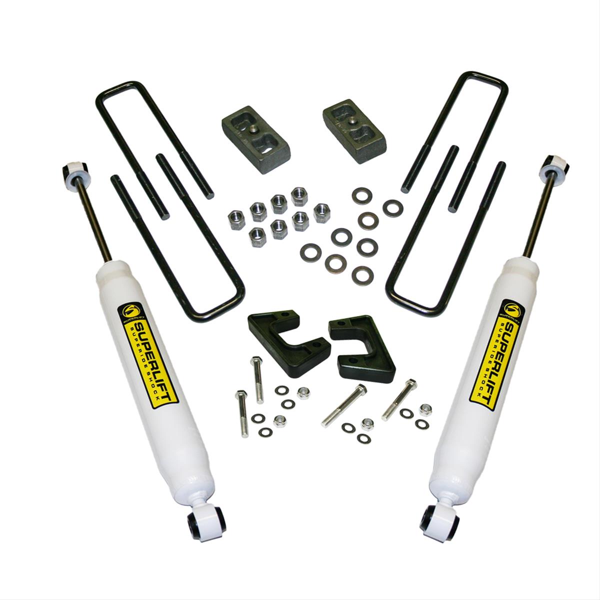Superlift 07-13 Chevy Silv/GMC Sierra 1500 4WD 2in Lift Kit w/ Rear Superlift Shocks