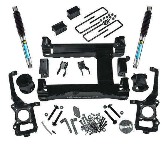 Superlift 15-19 Ford F-150 4WD 4.5in Lift Kit w/ Bilstein Rear Shocks (1x slf9930, 1x slf9937, 1x slf9939, 1x slf9948, 1x slf84058) thumbnail 8
